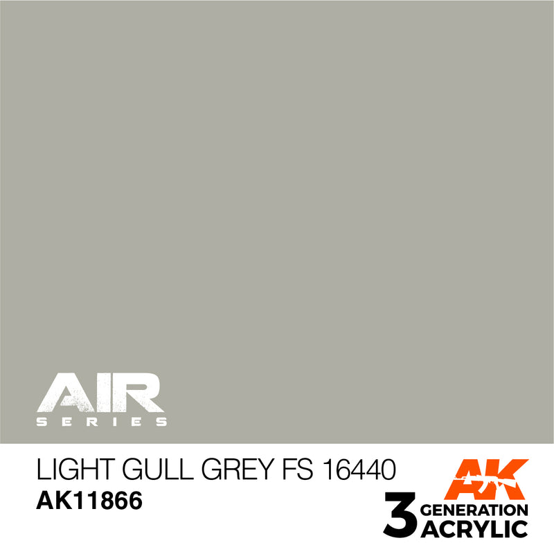 AK Interactive 3GEN Acrylic AIR - AK11866 Light Gull Grey FS 16440
