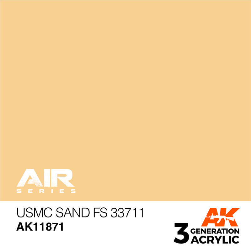 AK Interactive 3GEN Acrylic AIR - AK11871 USMC Sand FS 33711