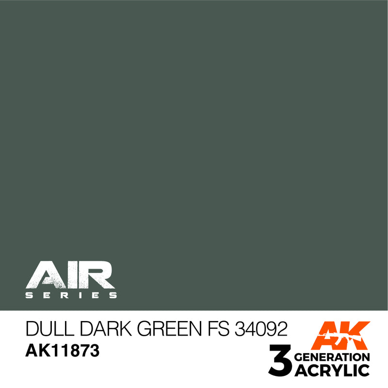 AK Interactive 3GEN Acrylic AIR - AK11873 Dull Dark Green FS 34092