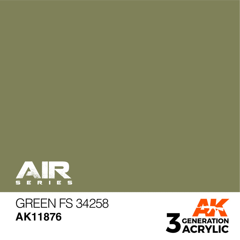 AK Interactive 3GEN Acrylic AIR - AK11876 Green FS 34258