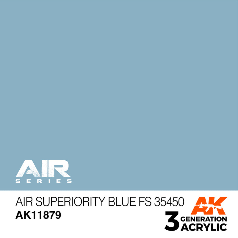 AK Interactive 3GEN Acrylic AIR - AK11879 Air Superiority Blue FS 35450