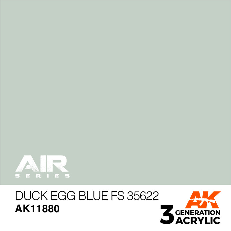 AK Interactive 3GEN Acrylic AIR - AK11880 Duck Egg Blue FS 35622