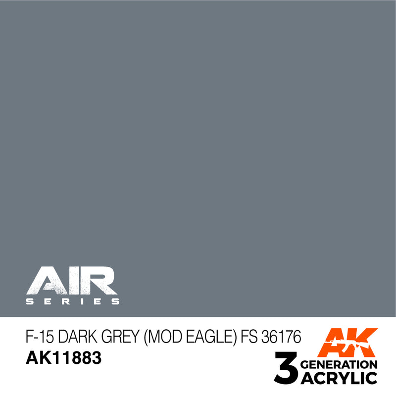 AK Interactive 3GEN Acrylic AIR - AK11883 F-15 Dark Grey (Mod Eagle) FS 36176
