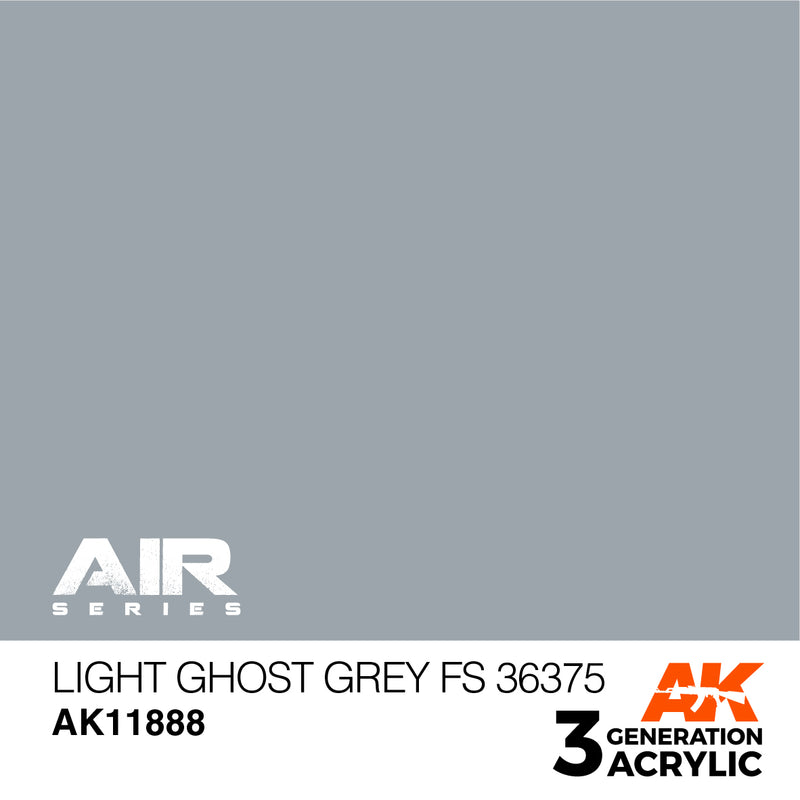 AK Interactive 3GEN Acrylic AIR - AK11888 Light Ghost Grey FS 36375