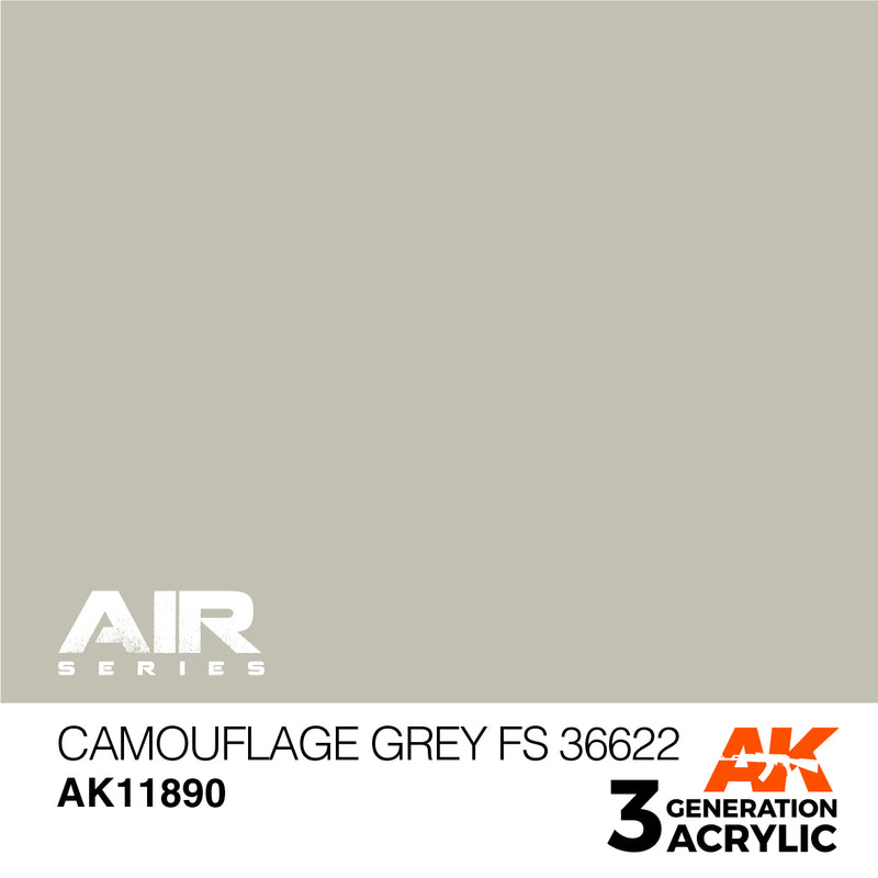 AK Interactive 3GEN Acrylic AIR - AK11890 Camouflage Grey FS 36622