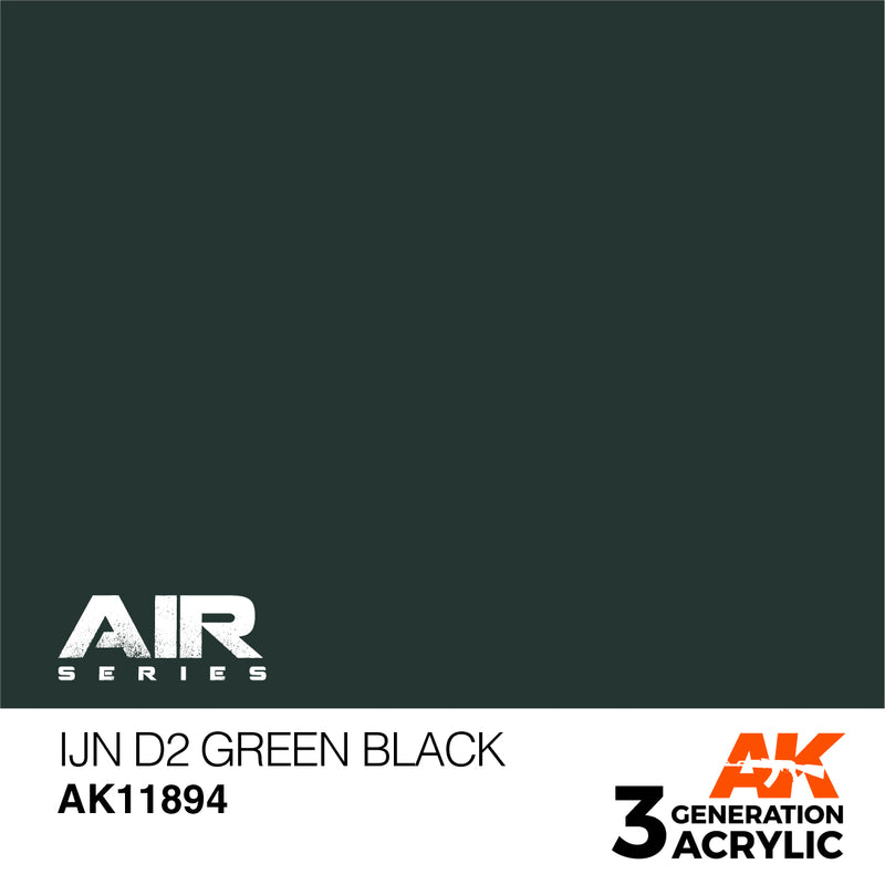 AK Interactive 3GEN Acrylic AIR - AK11894 IJN D2 Green Black