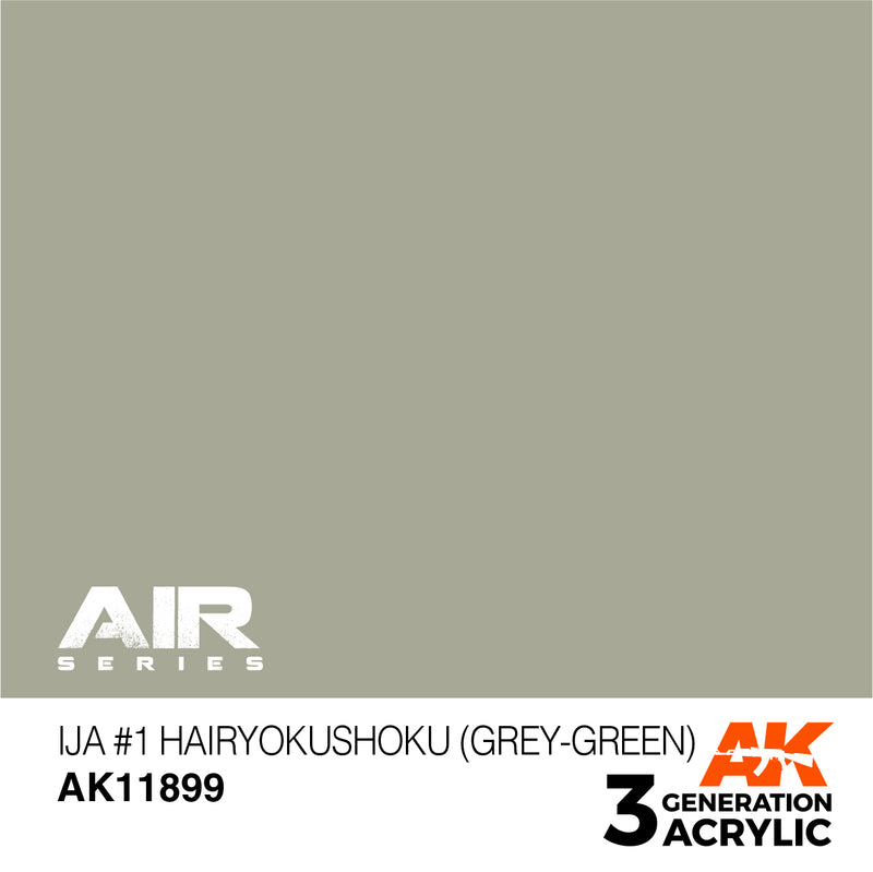AK Interactive 3GEN Acrylic AIR - AK11899 IJA #1 Hairyokushoku (Grey-Green)