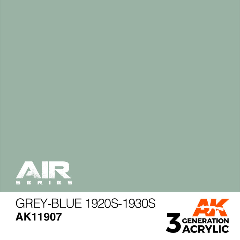 AK Interactive 3GEN Acrylic AIR - AK11907 Grey-Blue 1920s-1930s