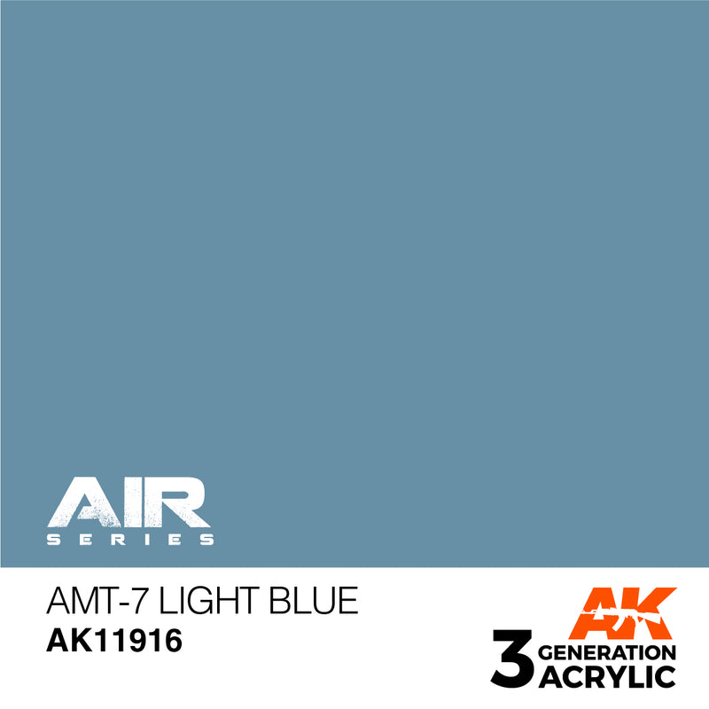 AK Interactive 3GEN Acrylic AIR - AK11916 AMT-7 Light Blue