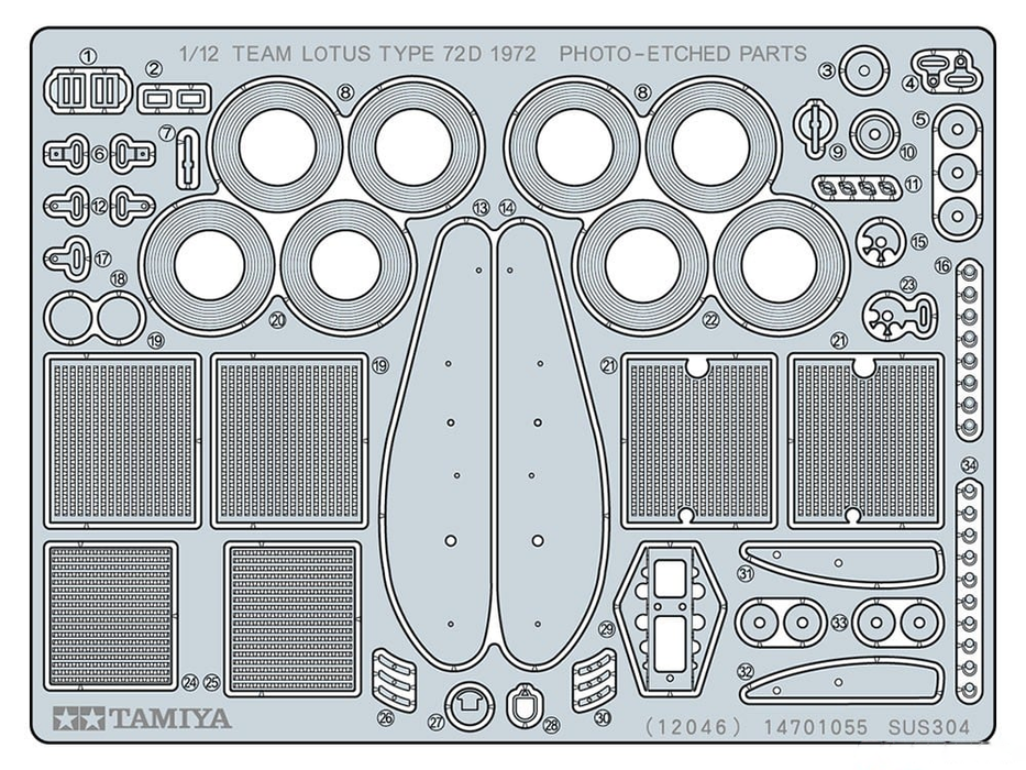 1/12 Team Lotus Type 72D 1972 (Tamiya Big Scale Series 46)