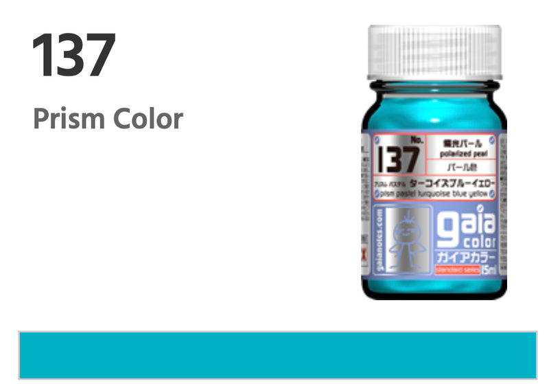Gaia Prism Color 137 - Prism Pastel Turquoise Blue Yellow