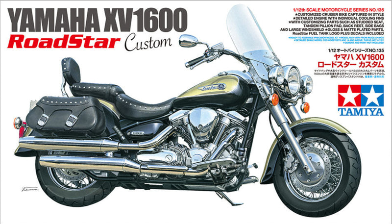 1/12 Yamaha XV1600 RoadStar Custom (Tamiya Motorcycle Series 135)