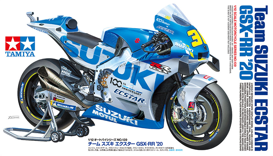 1/12 Team Suzuki Ecstar GSX-RR '20 (Tamiya Motor Cycle Series 139)