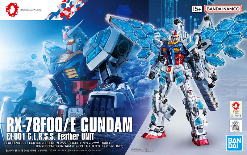 EXPO2025 1/144 RX-78F00/E Gundam [EX-001 Glass Feather Unit]