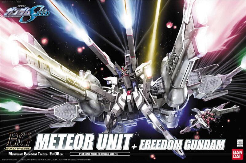 High Grade (HG) Gundam Seed 1/144 METEOR Unit + Freedom Gundam
