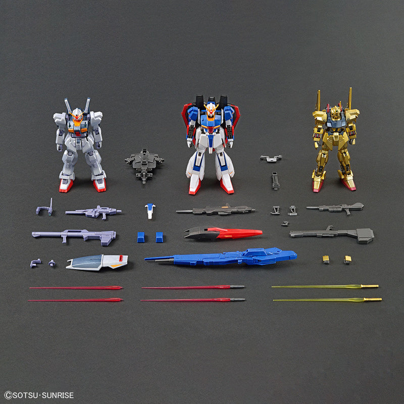 Gundam Base Limited High Grade (HG) HGUC 1/144 Zeta Gundam [U.C.0088] / Hyaku-Shiki / Gundam Mk-II (A.E.U.G.) Set [Gryphios War Sepcial Color]