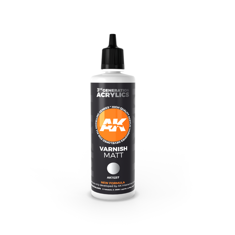 AK Interactive AK11237 3rd Gen Matt Varnish 100ml