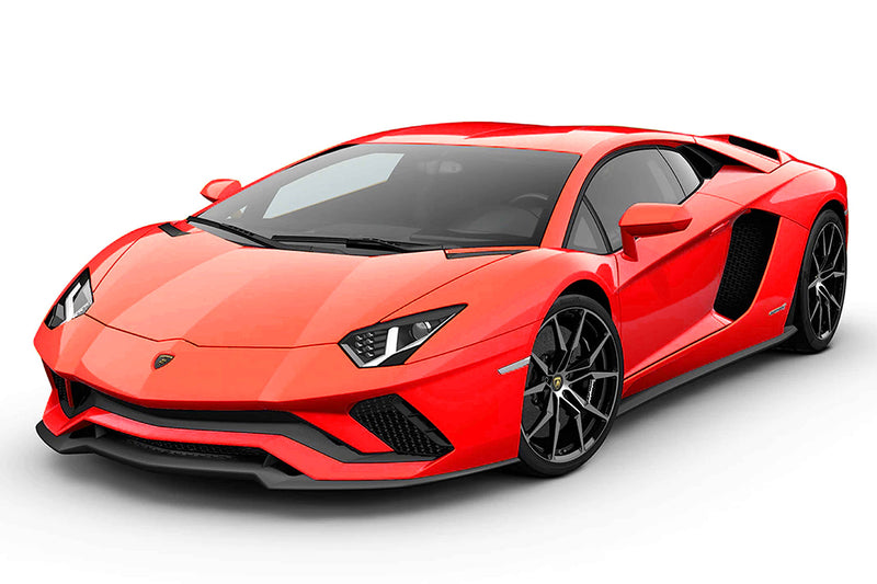 1/32 Lamborghini Aventador S (Pearl Red) (Aoshima The Snap Kit Series No.12C)
