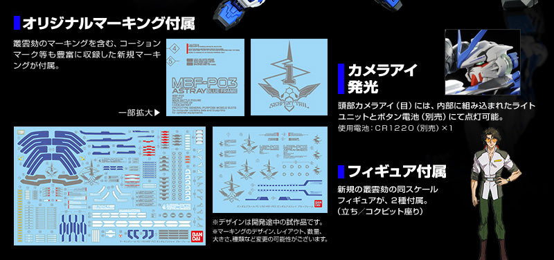 Premium Bandai Perfect Grade (PG) 1/60 MBF-P03 Gundam Astray Blue Frame