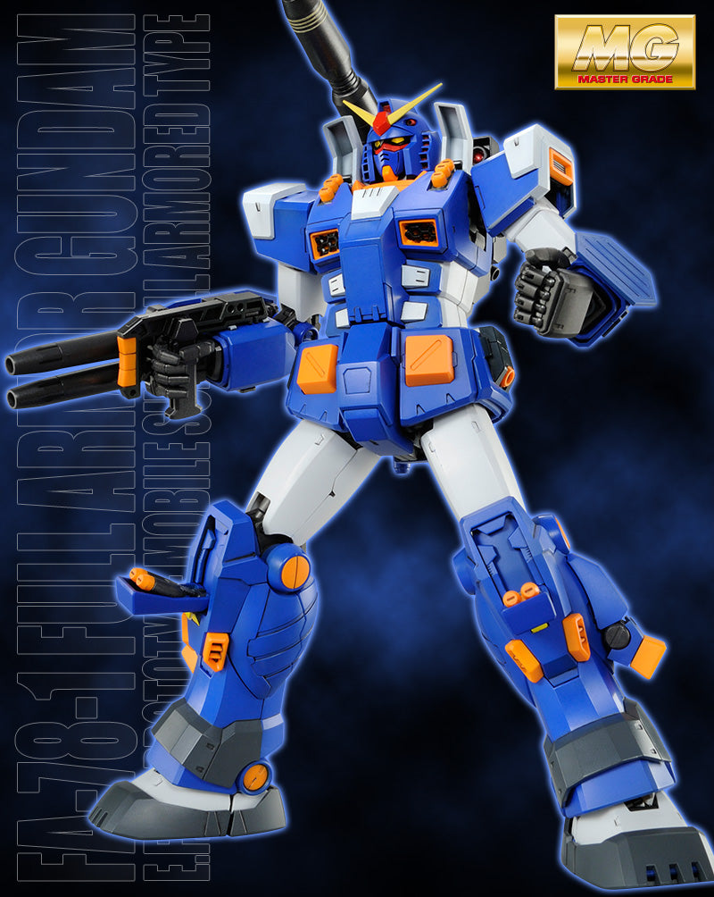 Premium Bandai Master Grade (MG) 1/100 FA-78-1 Full Armor Gundam (Blue Color Ver.)
