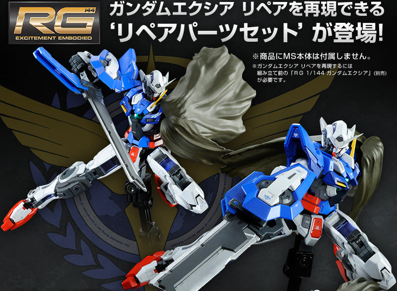 Premium Bandai Real Grade (RG) 1/144 Parts for RG Gundam Exia Repair