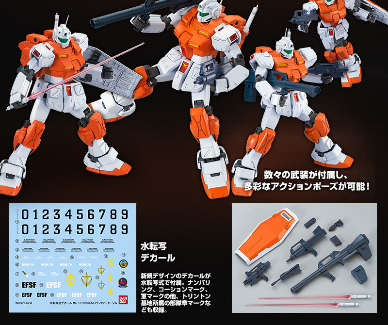 Premium Bandai Master Grade (MG) 1/100 RGM-79 Powered GM