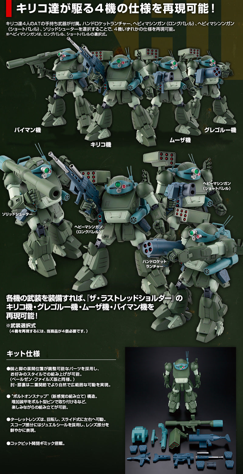 Premium Bandai 1/20 VOTOMS ATM-09-STTC Scopedog Turbo Custom (The Last Red Shoulder Ver.)