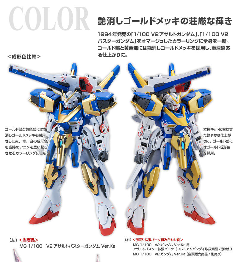 Premium Bandai Master Grade (MG) 1/100 LM314V23/24 Victory Two (V2) Assault Buster Gundam Ver.Ka