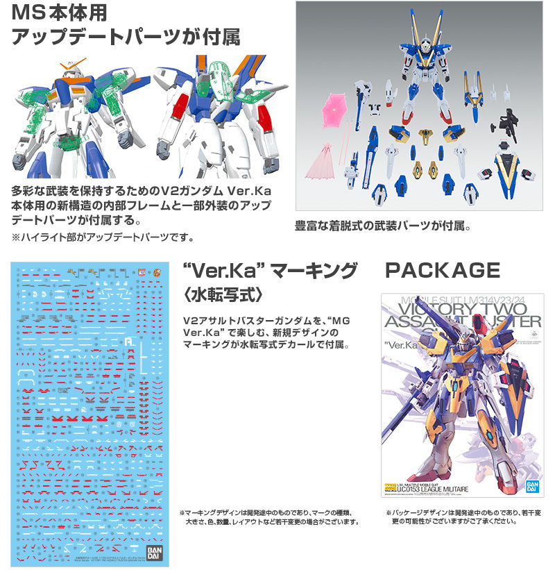 Premium Bandai Master Grade (MG) 1/100 LM314V23/24 Victory Two (V2) Assault Buster Gundam Ver.Ka