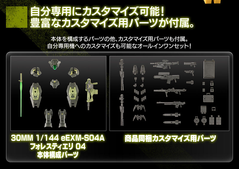 Premium Bandai 30 Minuites Mission (30MM) 1/144 eEXM-S04A FORESTIERI 04