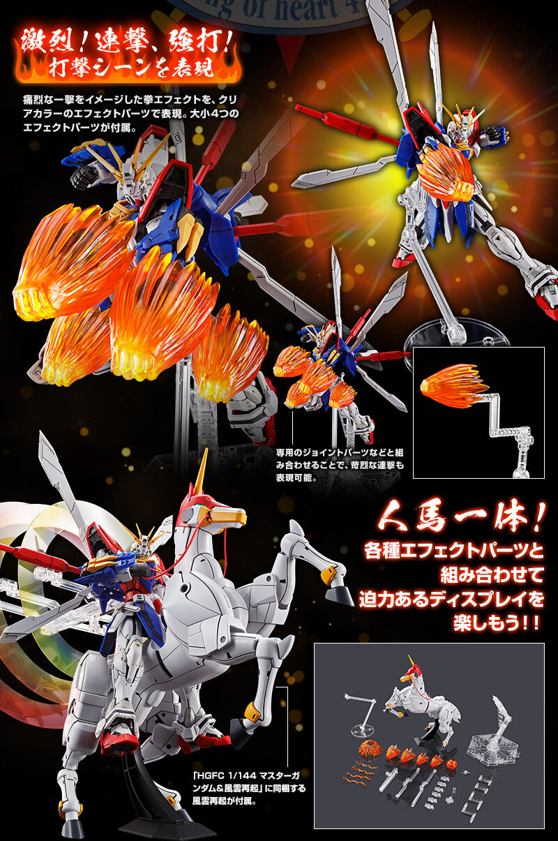 Premium Bandai Real Grade (RG) 1/144 Expansion Set for RG God Gundam