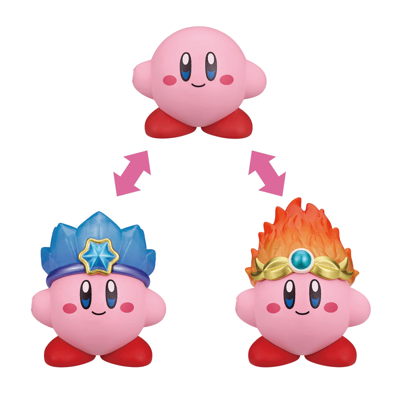 Bandai Kirby Copy Ability Figure: Ice & Fire