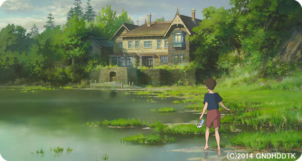 Sankei 1/220 Miniature Art Kit - Studio Ghibli - Marsh to the Mansion (When Marnie Was There)