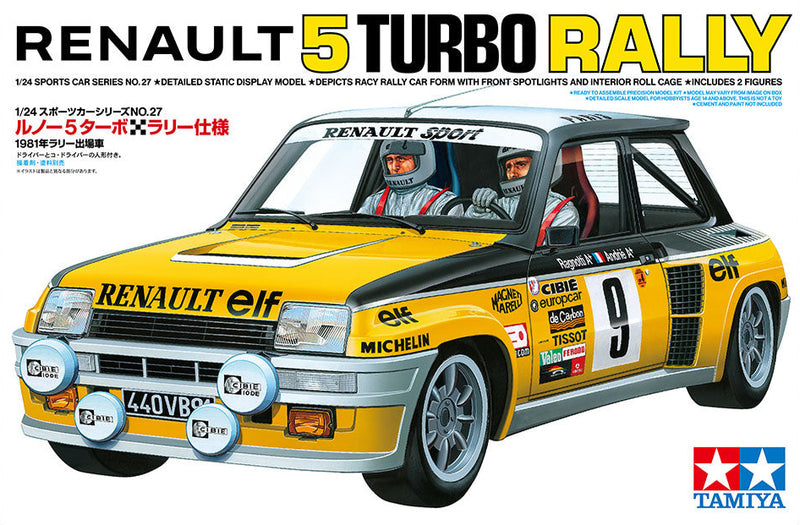 1/24 Renault 5 Turbo RALLY (Tamiya Sports Car Series 27)