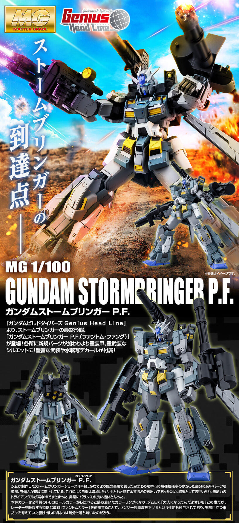 Premium Bandai Master Grade (MG) 1/100 Gundam Stormbringer P.F.