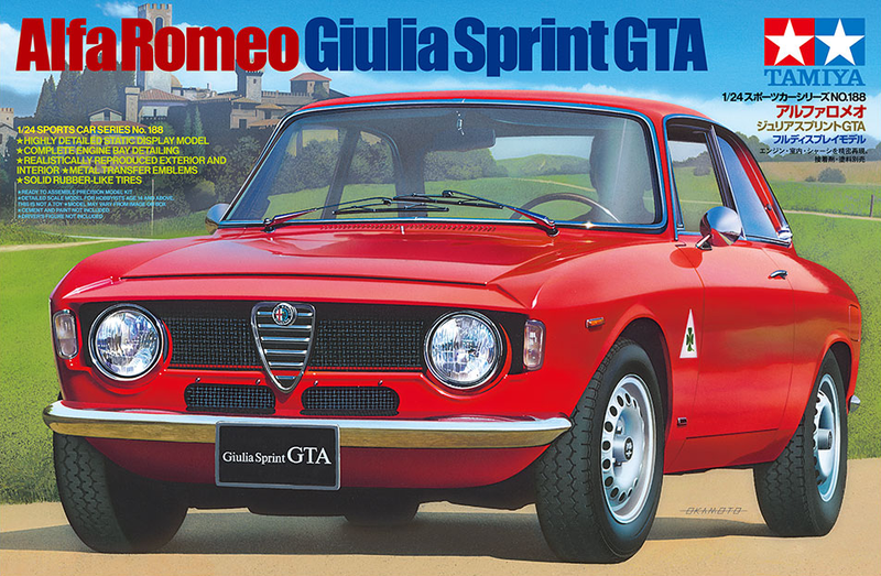 1/24 Alfa Rmoeo Giulia Sprint GTA (Tamiya Sports Car Series 188)