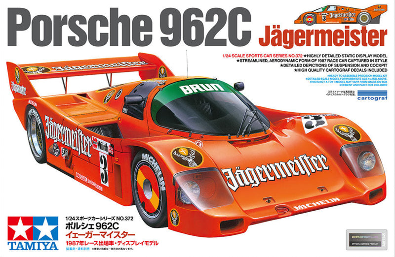 1/24 Porsche 962C Jagermeister (Tamiya Sports Car Series No.372)