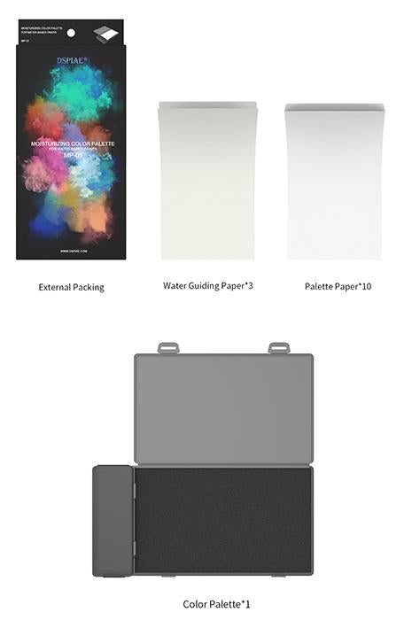 Dspiae Moisture-Retaining Wet Palette for Acrylic Paints (MP-01)
