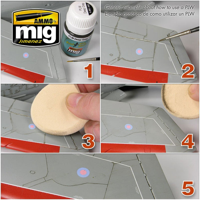 Ammo Mig Blue Black Panel Line Wash (A.MIG-1617)