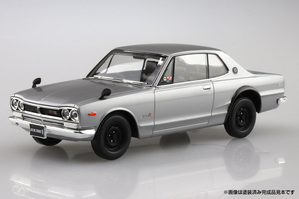 1/32 Nissan Skyline 2000 GT-R (Silver) (Aoshima The Snap Kit Series No.09A)