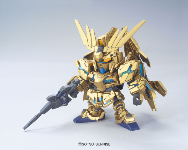 SD Gundam BB394 RX-0 Unicorn Gundam 03 Phenex