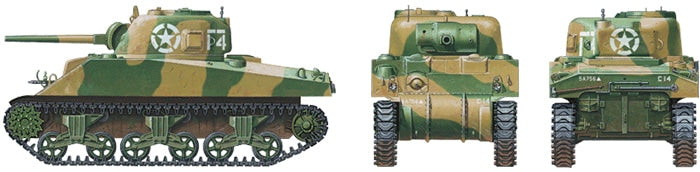 1/48 U.S. Medium Tank M4 Sherman Early Production (Eastern Front) (Tamiya 1/48 Military Miniature Series 5))