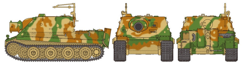1/48 German 38cm Assault Mortar Sturmtiger (Tamiya 1/48 Military Miniature Series 91)