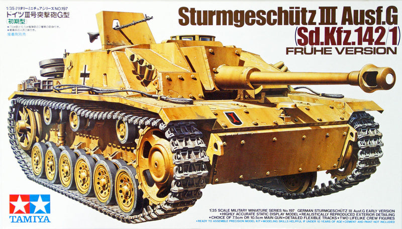 1/35 German Sturmgeschutz III Ausf.G Early Version (Tamiya 1/35 Military Miniature Series 197)
