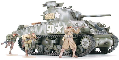 1/35 U.S. Medium Tank M4A3 Sherman 75mm Gun Late Production (Frontline Breakthrough) (Tamiya 1/35 Military Miniature Series 250)