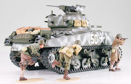 1/35 U.S. Medium Tank M4A3 Sherman 75mm Gun Late Production (Frontline Breakthrough) (Tamiya 1/35 Military Miniature Series 250)