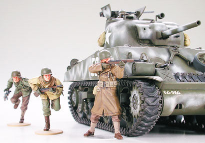 1/35 U.S. Medium Tank M4A3 Sherman 75mm Gun Late Production (Frontline Breakthrough) (Tamiya 1/35 Military Miniature Series 250)