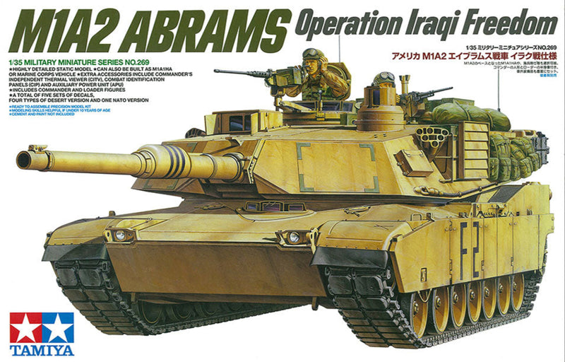 1/35 M1A2 Abrams Operation Iraqi Freedom (Tamiya 1/35 Military Miniature Series 269)
