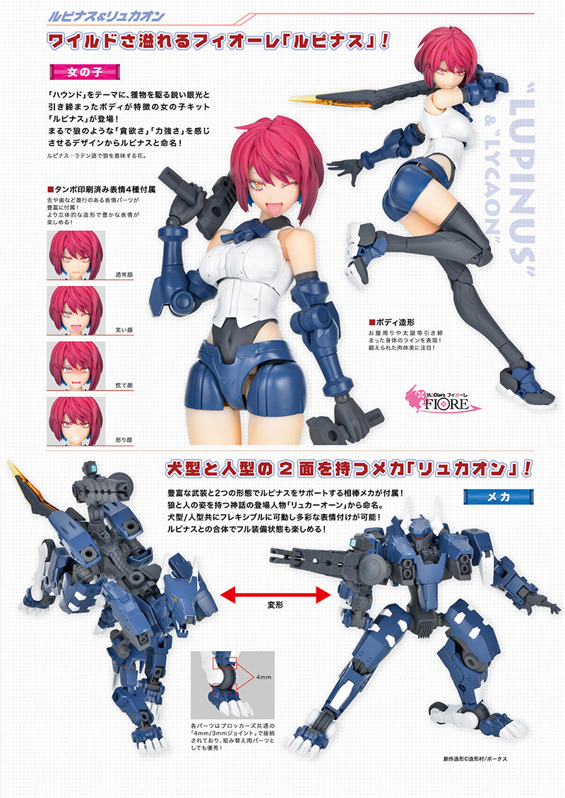 VLocker's Fiore Non-Scale LUPINUS＆LYCAON ASTEROAR SET