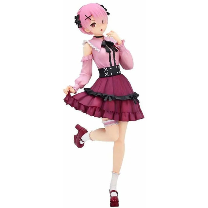 Furyu Trio-Try-iT Figure - Re:Zero Starting Life in Another World - Ram Girly Outfit